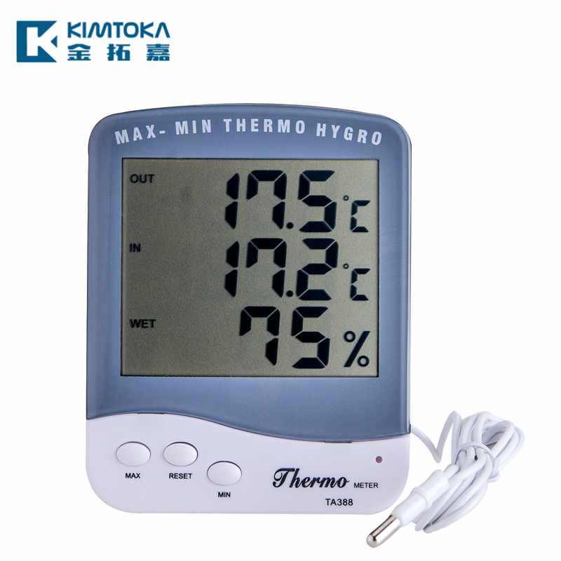 厂家供应 电子温湿度计 室内室外温湿度计 数字温湿度计 TA388