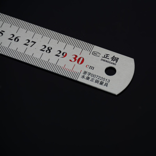Manufacturer sells thickened metric stainless steel ruler office student drawing ruler