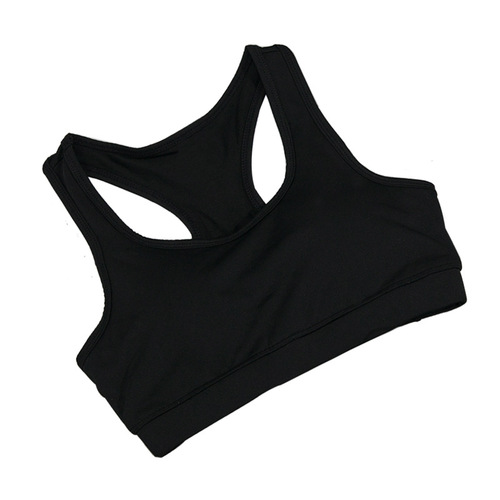 Wholesale sports bras with cups for shock absorption, fitness exercise, marathon running, sweat-wicking yoga V-shaped backless tops with quick-drying technology