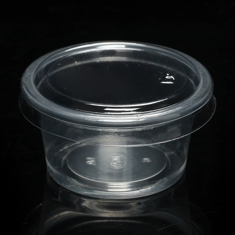 喇叭花 1 An 30ml disposable jelly cup plastic, try to drink cup sauce vinegar box with 100 pieces/piece
