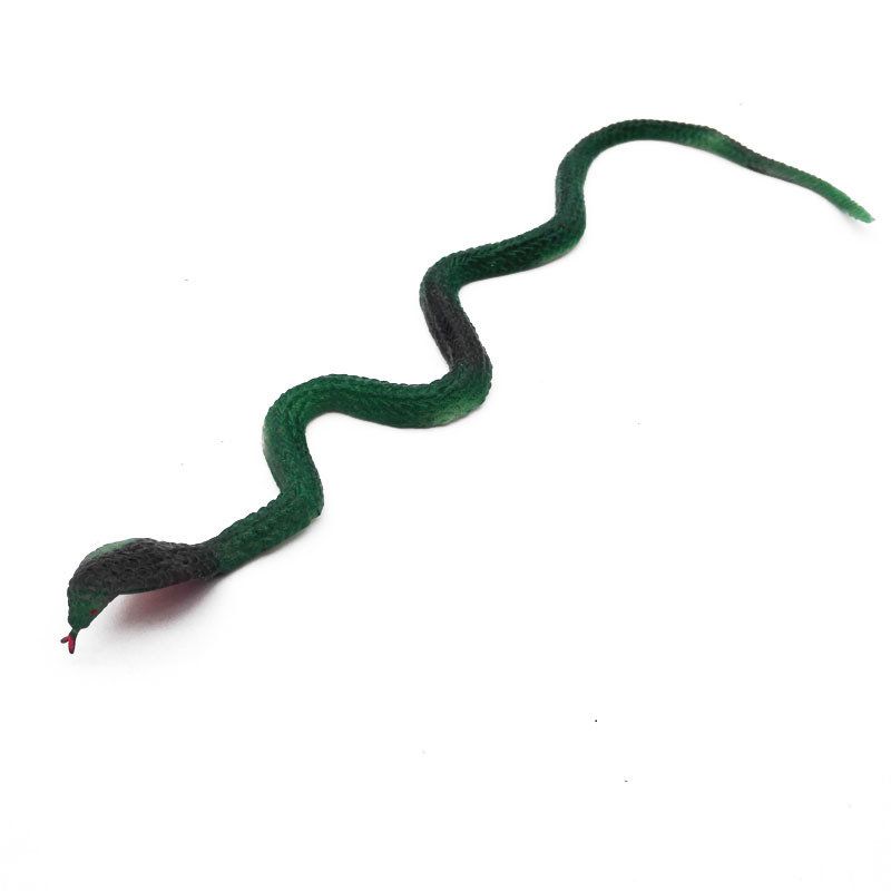 168,42 simulación pequeña serpiente de goma falsa serpiente colgante puesto juguete susto juguete al por mayor image 5