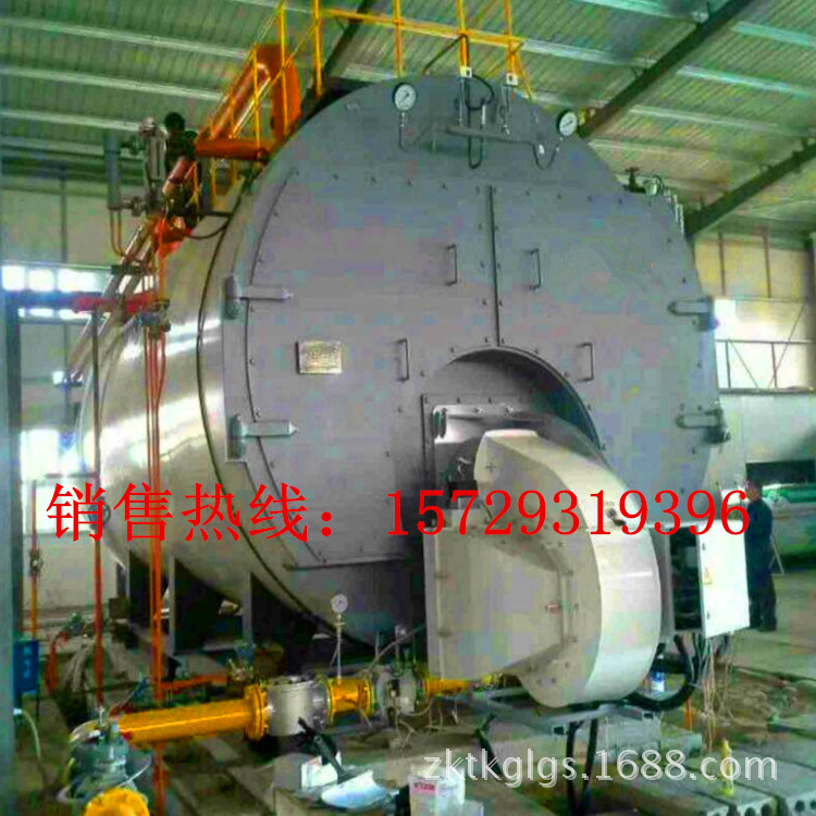 周口湿背式三回程波形炉胆天然气锅炉厂家 15吨燃气蒸汽锅炉价格