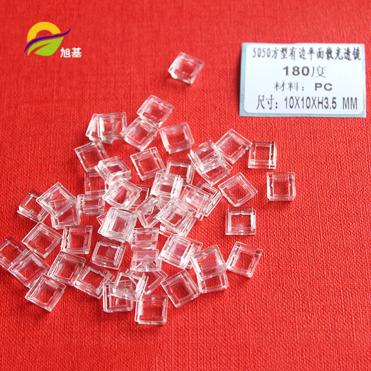 Производитель SOURCE 5050 SMD линзы светодиодные высокопрозрачные лампы шариковые линзы 180 градусов Плоские астигматические линзы из материала ПК