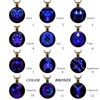 Zodiac signs, necklace, pendant, accessory, wish, Amazon, European style, with gem