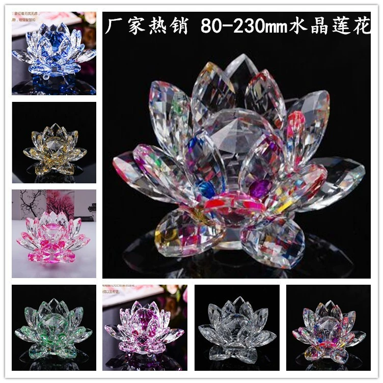 Х9 Crystal Lotus Kristal Автомобиль Swing Crystal Crafts Crafts Ceremony, оптовая проживание мебель декоративные украшения