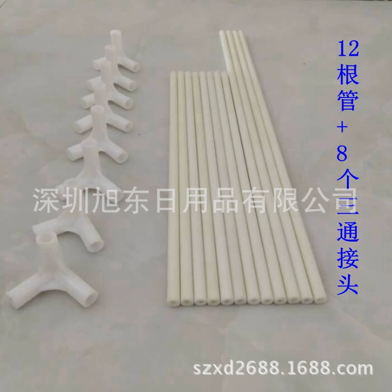 Tubing, bag, support frame, glass steel frame, clips included