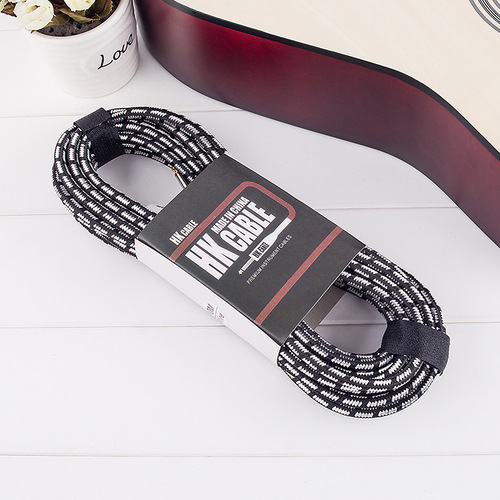 Braided cable 3 meters 5 meters 10 meters folk electric box guitar bass electric guitar cable musical instrument accessories