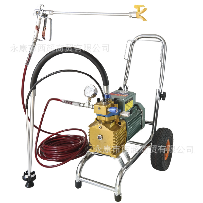 涵轩6900电动隔膜高压无气喷涂机油漆喷涂机喷乳胶漆内外墙涂料