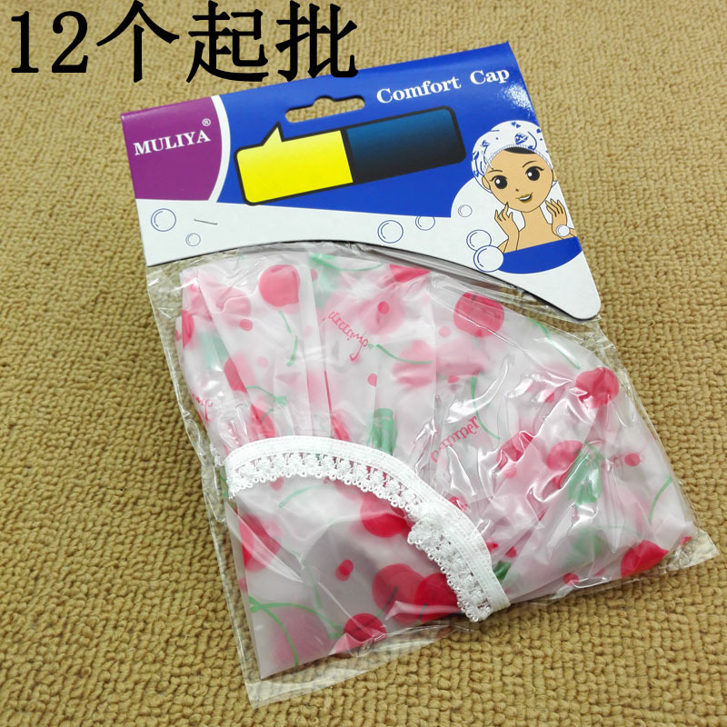 G1621 gorro de ducha de encaje esmerilado gorro de secado de cabello gorro de ducha impermeable necesidades diarias Yiwu 2 yuanes grandes almacenes al por mayor