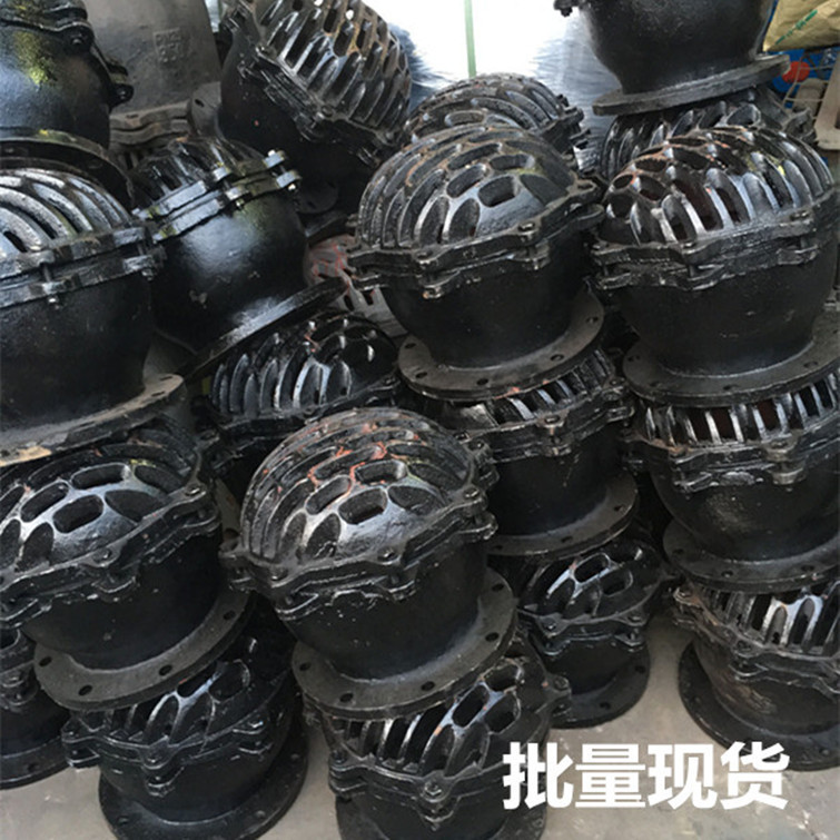 铸铁法兰底阀H42X-0.6/10各种水泵抽水大口径底阀DN50-DN400