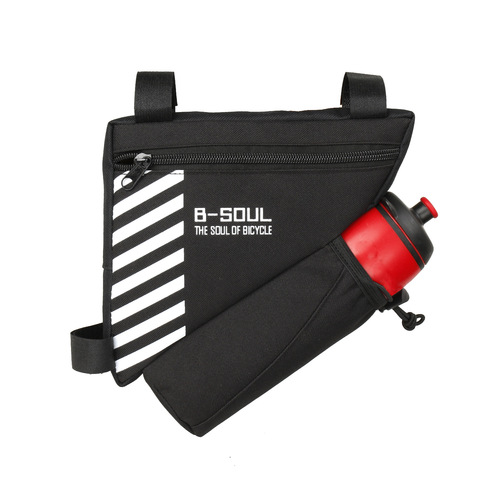 B-SOUL Bicycle Bag Mountain Bike Triangle Hydration Bag Water Bottle Bag Saddle Bag Water Bottle Top Tube Bag Triangle Tool Bag