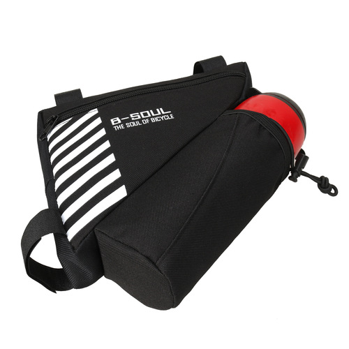 B-SOUL Bicycle Bag Mountain Bike Triangle Hydration Bag Water Bottle Bag Saddle Bag Water Bottle Top Tube Bag Triangle Tool Bag