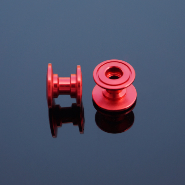 Factory direct sale toy four-wheel drive modified parts metal guide wheel 12-13 pulley aluminum alloy anodized