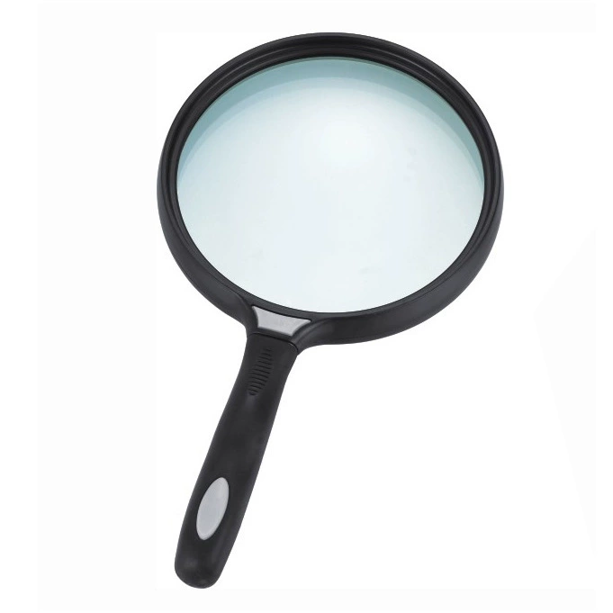 Ручная резиновая мягкая ручка 130 мм увеличительное стекло для чтения газет большого размера оптическое усиление HD оценка оценки