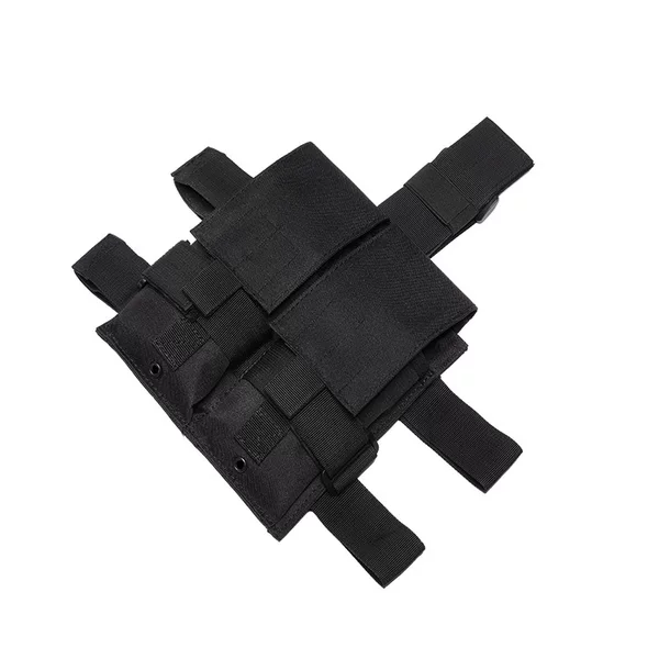 Tactical Double Bag Leg Bag Outdoor Military Fan Camouflage Multi-function Leisure Sports Two-piece Sraps Bag Leg Cover
