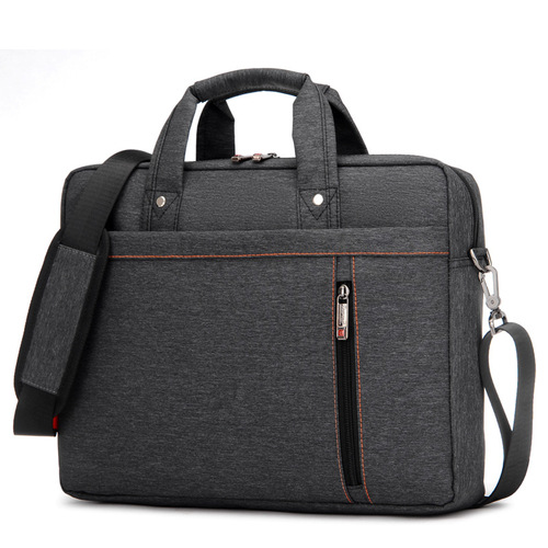 Factory cross-border shoulder computer bag 14/15/17 inch large capacity portable laptop bag business briefcase