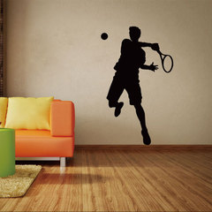 YY2020體育打網球個性創意牆貼 電視背景客廳臥室牆面貼畫