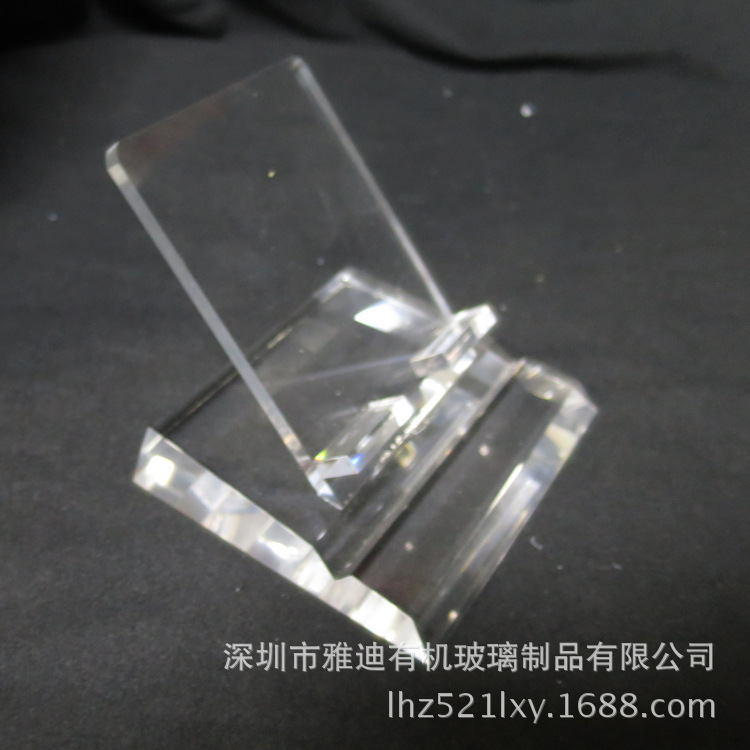 深圳工厂库存批发 压克力手机座 华为手机架 有机玻璃透明无气泡