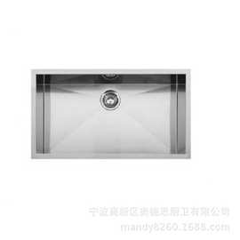 304不锈钢厨房大单槽洗菜盆高档手工盆焊接水槽单星盆水池PS-1096