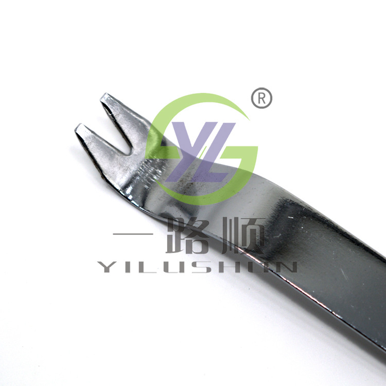 Herramienta de desmontaje de audio del coche de acero inoxidable panel de la puerta del coche desmontaje hebilla de goma palanca puerta destornillador de uñas