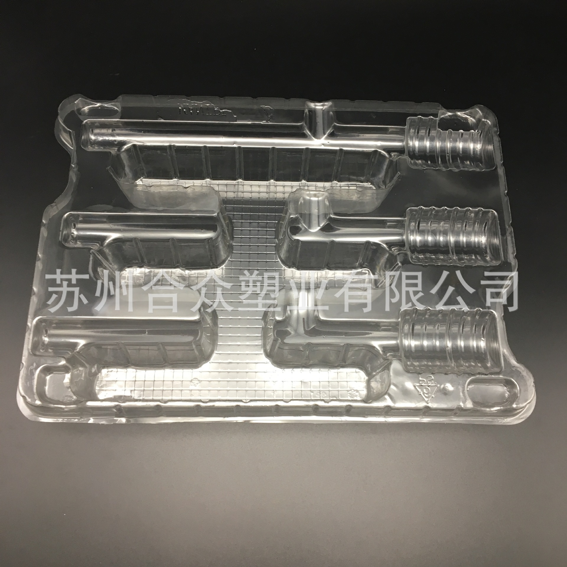 吸塑包装盒定 制PET电子元件周转托盘五金零件透明吸塑包装盒