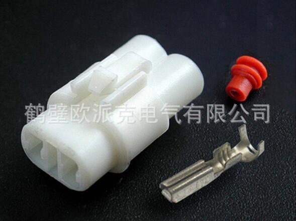 供应汽车连接器 2P2芯胶壳 母端 DJ7021-2-21配DJ621A-G2*0.6