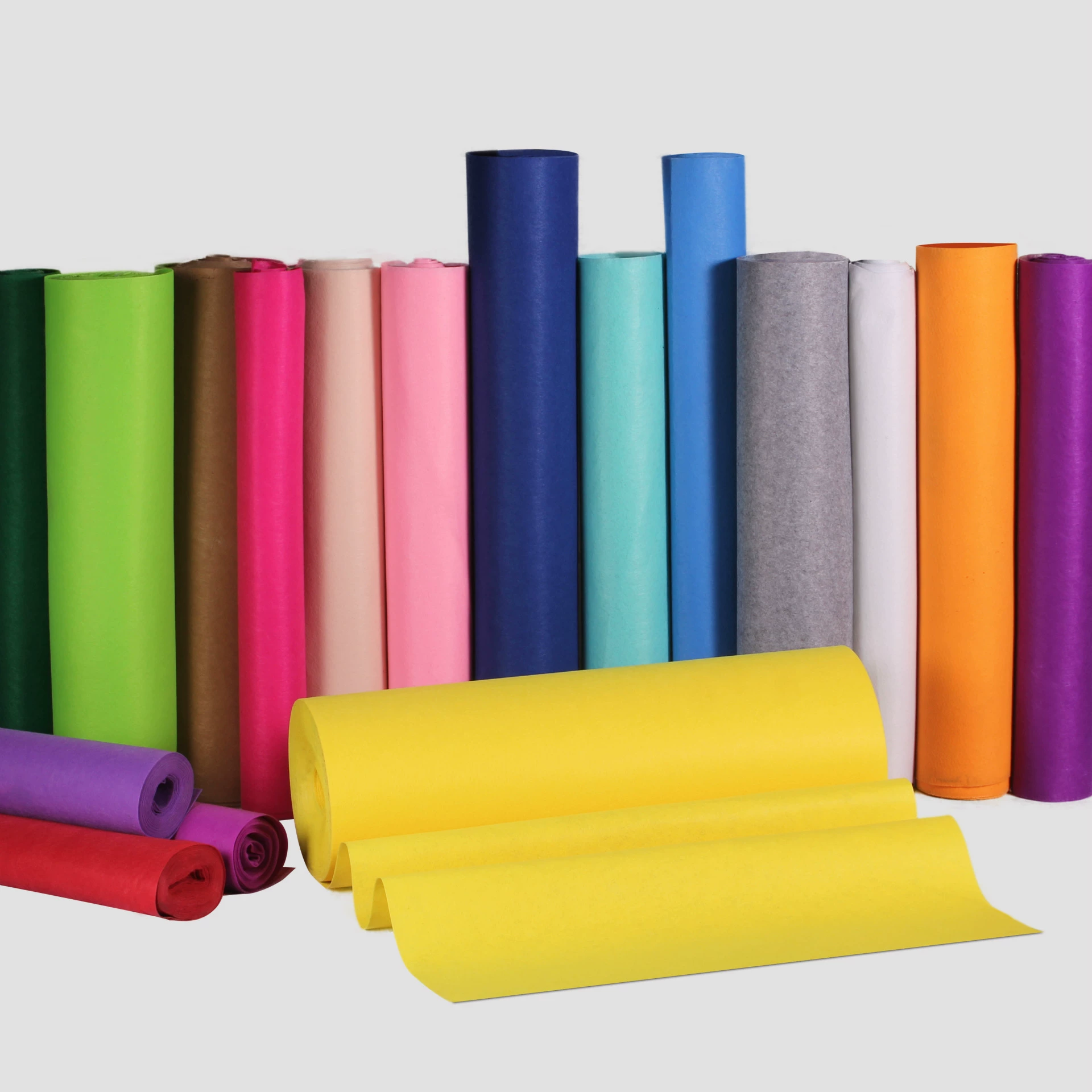 Disposable non-woven carpet, fuchsia face blush, 1–3 m width, rolls and samples