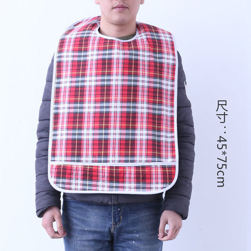 Eating bibs for the elderly, adult bibs, rice bibs, waterproof bibs for the elderly, three-dimensional saliva towels, plus size