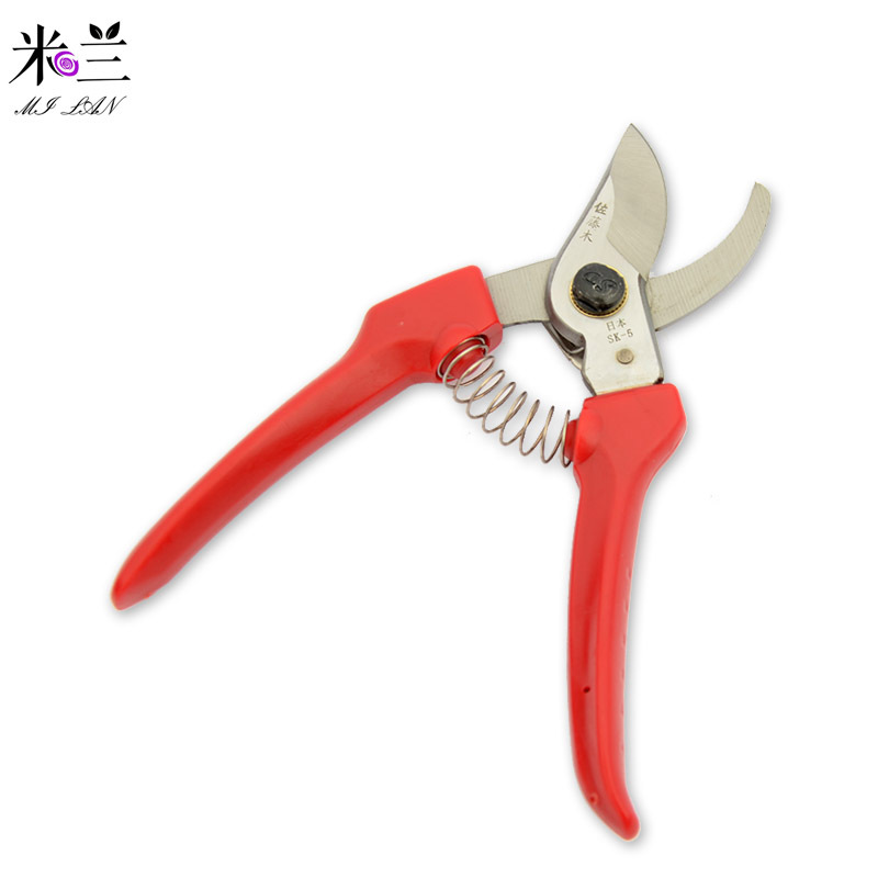 Milan nuevo material de embalaje de flores al por mayor flores ramas de frutas tijeras de podar herramientas de jardinería tijeras florales