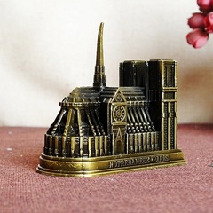 Paris Notre-Dame Cathedral Model Metal Craft Gift Becomes a Social Media Hit for Notre-Dame Commemoration