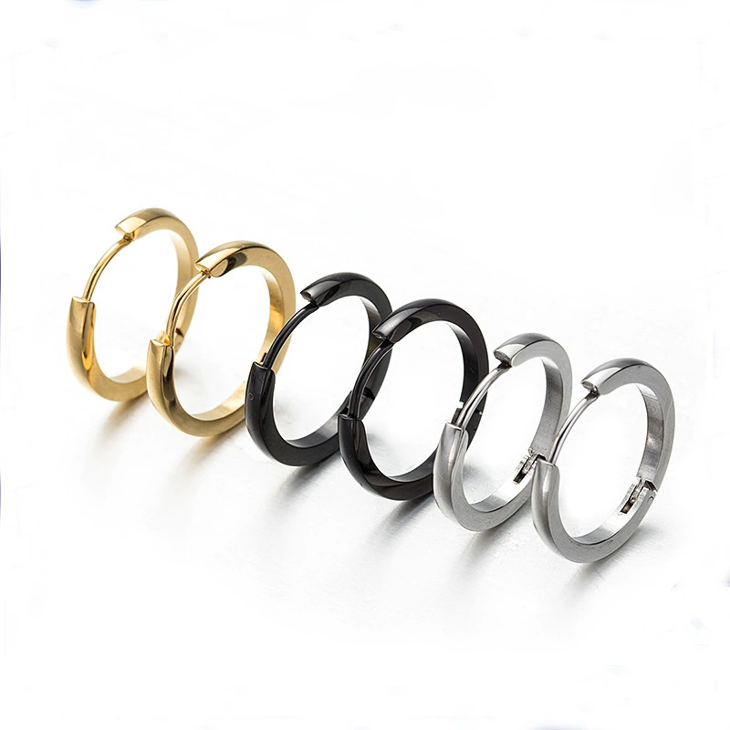 Qianyi Сферическая катушка из нержавеющей стали Горячие серьги из титановой стали Пряжка для ушей eBay Amazon AliExpress Лидер продаж