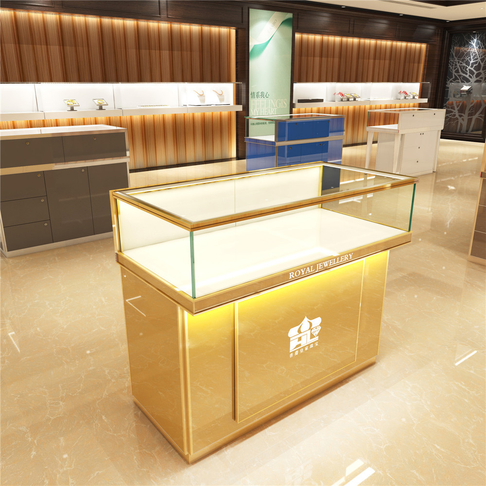 展柜厂家新款珠宝柜台首饰展示柜商场钻石奢侈品陈列展示柜