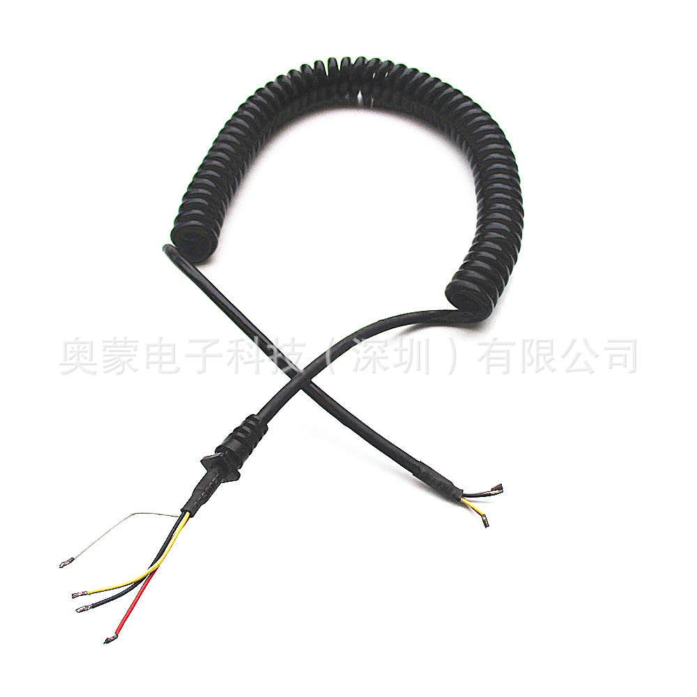 PVC弹簧线 3芯4芯弹簧线 数控机床弹簧线 智能镜PU弹簧线生产厂家