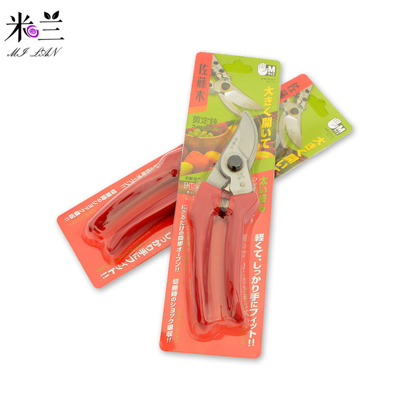 Milan nuevo material de embalaje de flores al por mayor flores ramas de frutas tijeras de podar herramientas de jardinería tijeras florales