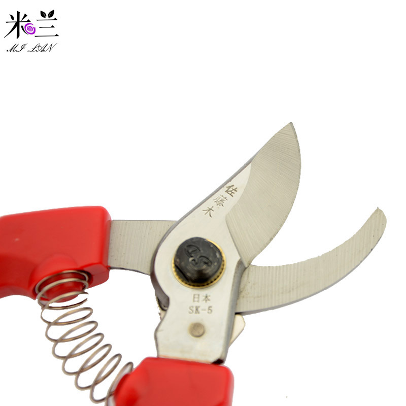 Milan nuevo material de embalaje de flores al por mayor flores ramas de frutas tijeras de podar herramientas de jardinería tijeras florales