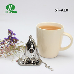 現代簡約火箭濾茶器 不鏽鋼304茶濾器 歐標LFGB茶漏 工廠直供