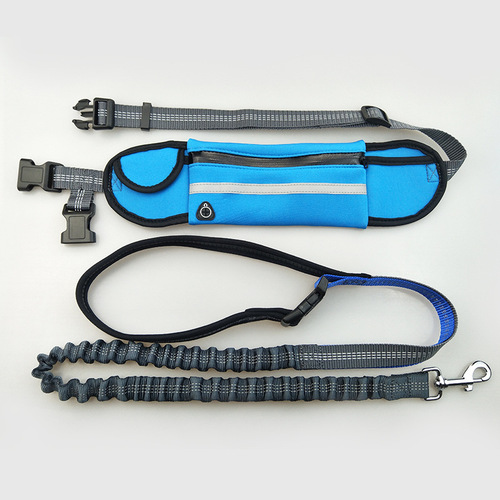 Pet Supplies Amazon Pet Running Leash Portable Waist Bag Full Function Dog Leash Leash Dog Leash