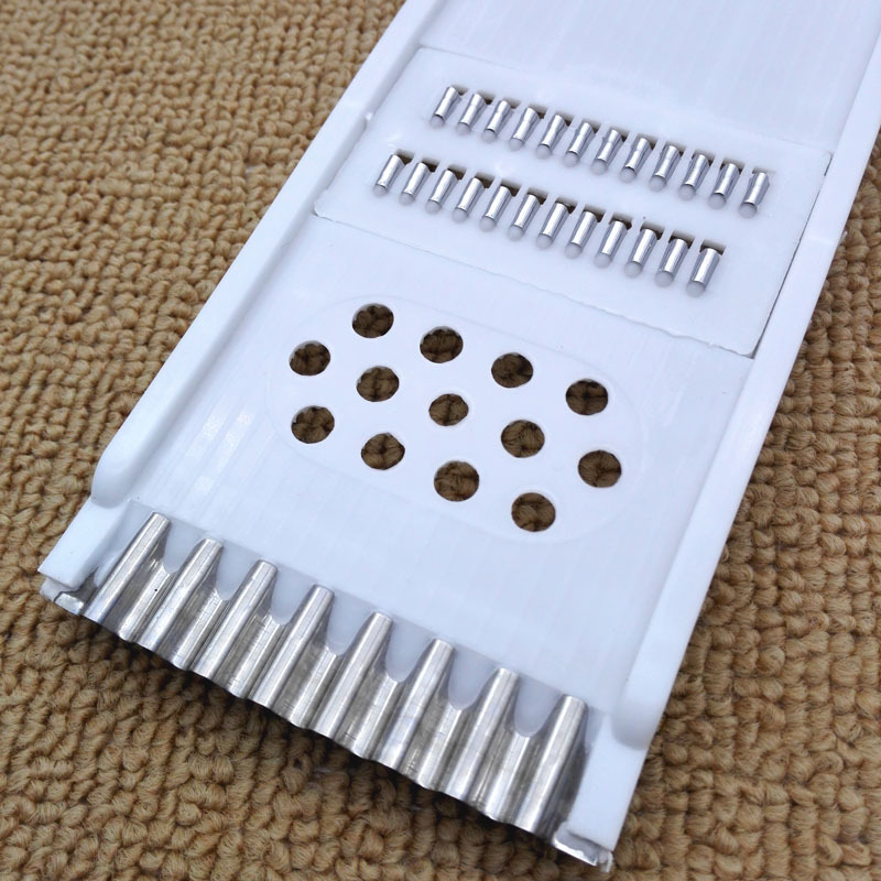 D1242 multifunción cortador de verduras blanco rallado rebanada rallador 2 yuanes pequeño regalo image 5