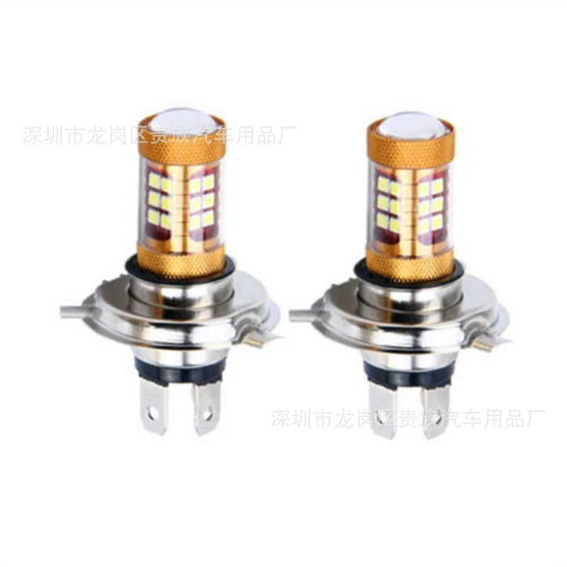 Автомобильная LED-фара, хит продаж, 28W, H4/H7, 3030, 28 LED, мощная передняя противотуманная фара