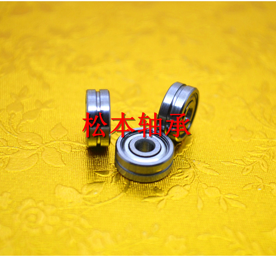 厂家直销623ZZ非标轴承 3*12*4外圈开槽轴承