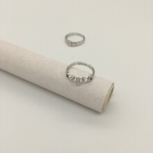 天使之翼情侣浪漫天使对戒 时尚个性比翼双飞银戒指 送女友银饰品