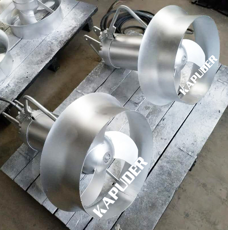 潜水搅拌机 1.5KW QJB015-400 SS304不锈钢潜水搅拌机