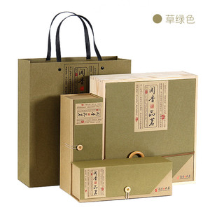 Manufacturer in stock tea gift box wooden tea packaging box empty box Tieguanyin black tea green tea rock tea gift box