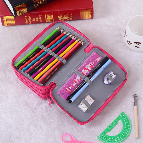 Stall Secret Garden Anti-slip Sketch Colored Pencil Case Large Capacity Stationery Box 72 Colors Pen Curtain Nail Art Drawing