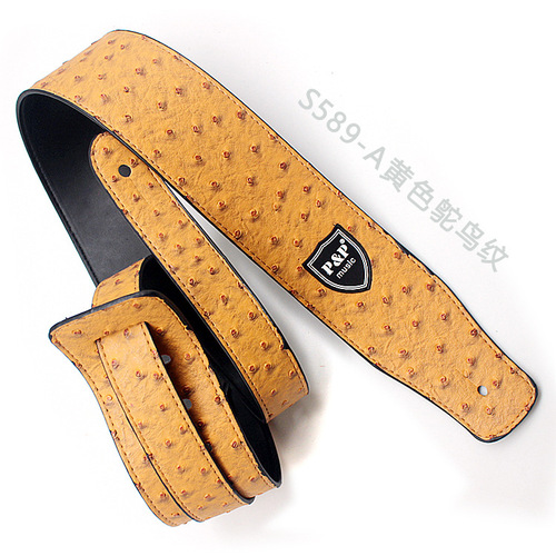 PP wide shoulder strap guitar strap PU leather electric guitar strap leather electric bass strap personalized guitar strap