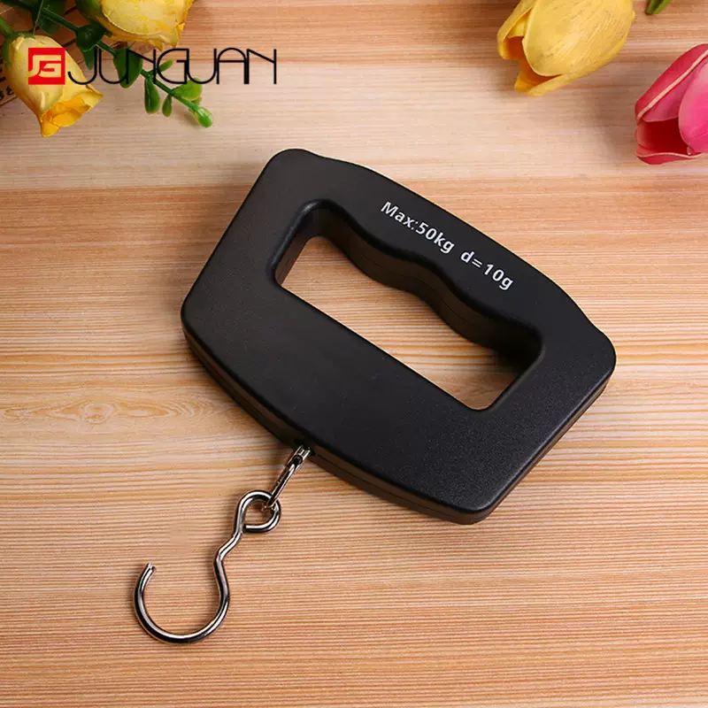 回型手提电子秤50kg小型手把大钩子手提秤便携行李称批发款便携式