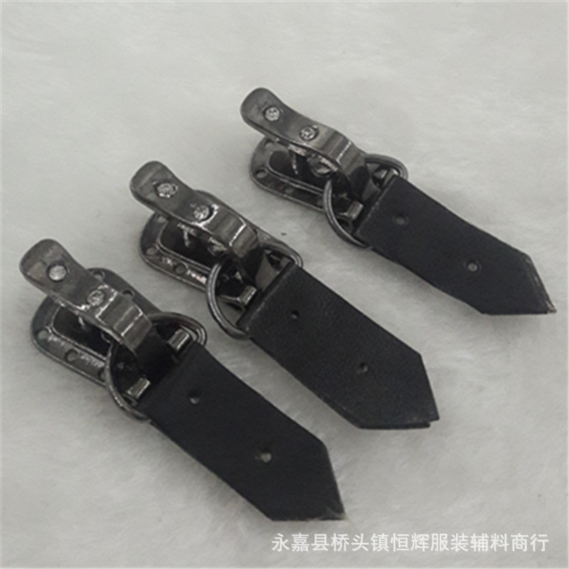 镶钻扣金属貂皮大衣扣鸭嘴扣