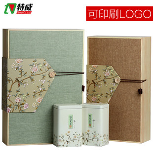 Longjing Tea 23 New Tea Gift Box Gift Box Hangzhou Yuqian Premium Longjing Green Tea Tea Gift Box Factory One Piece Wholesale