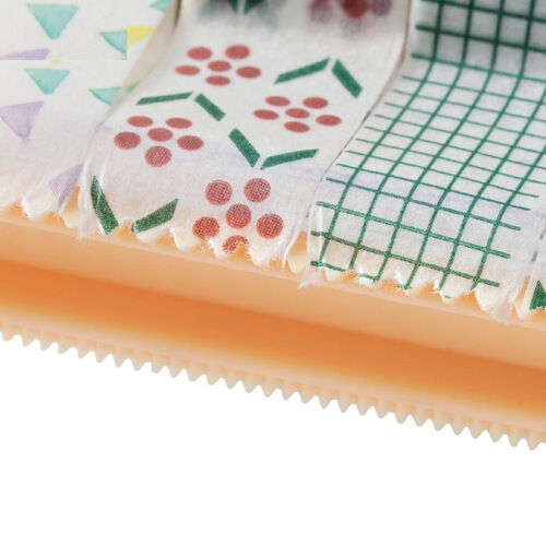 Special creative cutter for Japanese paper tape, office stationery repackaging account, transparent tape base storage cutter box