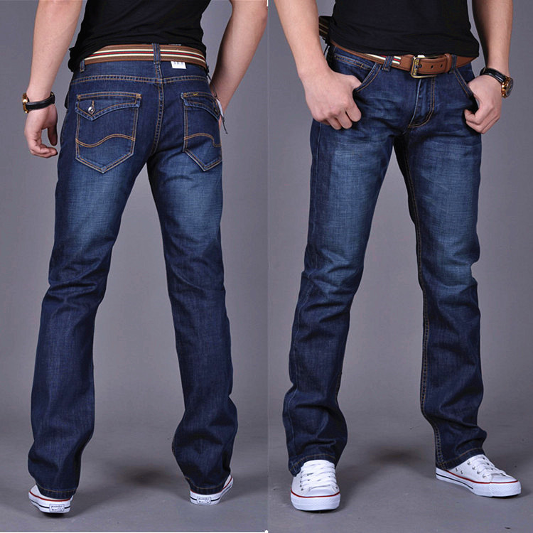 A generation of explosions men's foreign trade jeans men's business loose straight long pants Korean men's wholesale A generation of explosions men's foreign trade jeans men's business loose straight long pants Korean men's wholesale